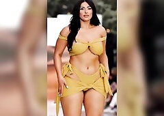 Aunty hawt walking in public yellow suit sweethearts hawt aunty sexy