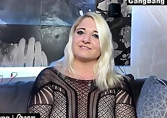 The blond bitch with the charming natural boobs and the large booty is already very lewd. After a brief introduction, we go to the bedroom, where seve