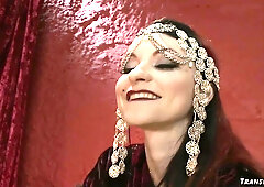 Blonde trans fucks ginger psychic