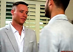 Steamy sex scene with Justin Matthews and Vincent Grey