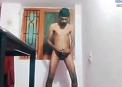 Rajesh spitting on the dick and cumshot