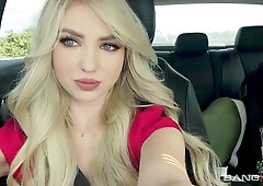Britt Blair's casting session turns into a gangbang with deep oral and missionary scenes