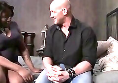 The sublime black TRANSSEXUAL Patra Von Tesse fucks a lucky