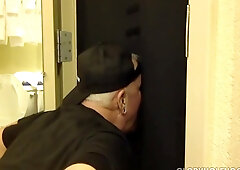 Greedy Amateur Dilf Sucks Penis At His Home