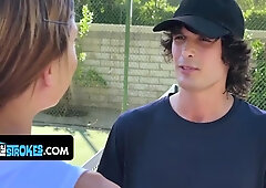 Fit Stepmother Drains Her Stepsons Tennis Balls With Cassie Del Isla And Max Pierson