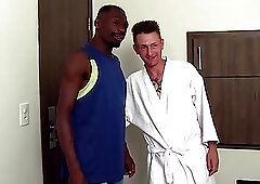 Tranny gets fucked by two guys at the same time