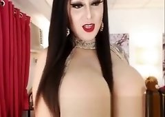 pretty enormous breasts ladyboy Enjoys Playing Her weenie