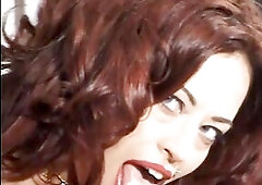 Breasty mother I'd like to fuck gets her melons and twat pounded