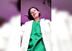UK DR MAMA Belle Ohara inspects your prostate and gives u an climax