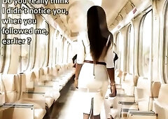 That babe's got a ticket to ride - part two - AI Illustrated leather porn fantasy