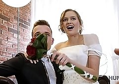 Hunt4k. They just married and he sells his wife to be fucked for money - 1