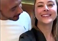 Come see, cuckold, look what this dick does to your little wife - This Brazilian married woman is