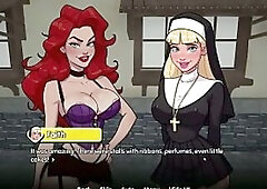 The Nun Has Her Fingers Unfathomable Inside Her Snatch - Divine Degeneracy - Part two