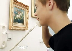 Fellatio Frenzy Between Bored Buddies