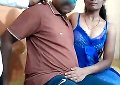 gay husband and her lesbian wife blow job with her neighbour and ass fuck husband wife, indian real