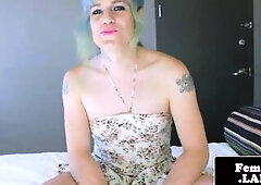 Amateur femboy tugging transitioning ramrod