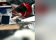 Caught him jerking again 1