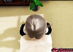 Witchblade CG Anime Animation – Large Boobs No Hands Blow job, Fetish Tugjob & POV Jizz flow All Over Her Face In Babe Choose two