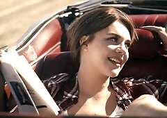 Deeper. Seth & Gabbie Carter fuck on car hood while her Boyfriend sleeps