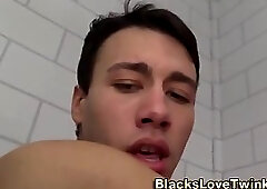 White Twink Gets Fucked By Ebony Guy