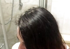 Flawless housemate loves the weenie up her booty and cum on her face!