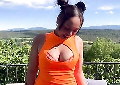 Nice-looking angel Elektra craves 2 jocks to satisfy her