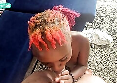 Creampie in a large titties black teen (part two)