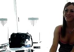 Shemale girlfriends love to pleasure each other's dick