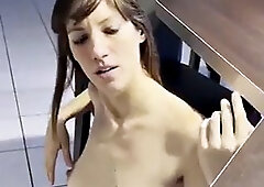 Lety Howl gets fucked by the delivery guy in the kitchen