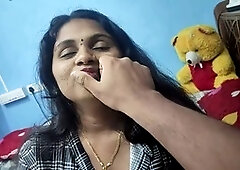 Malayali couple Vaishnavy and Sharun Raj's steamy fuck-a-thon vlog with dirty talk and intense action in bed