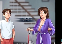 Boobs inflation comic, big boobs mom comic