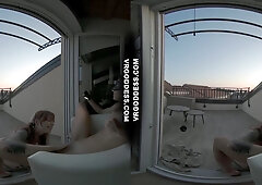 Private Sunset Vacation Dancing And Pussy Licking Miss Pussycat With Cherri