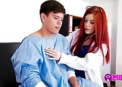 Former porn actress works in the hospital and is the horniest with her patients