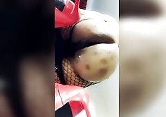 OILED UP WEARING FISHNETS LARGE BUTT GETS VIBRATOR AND ASS PLUG HOT LITTLE SISSY AT MOTEL 6 NEEDS ROD