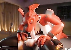 Guilmon Oral-sex 69 Fur Animation