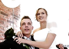 HUNT4K. Rich dude pays well to screw hawt youthful playgirl on her wedding day