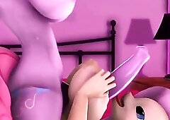 Futanari Pinkie Pie and Fluttershy