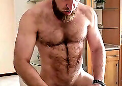 Juliano riding my cock on the yellow sofa