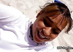 Mia and her girlfriends love to play outdoors on the sun. But they also love to play inside.. with pussies and the coaches cock. Its lonely and sad!