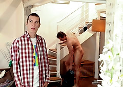 Fucked-up gay anal video with Alex and Caleb Moreton