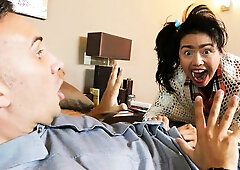 Cutie with silicone tits Dana Vespoli likes intensive dick-jumping