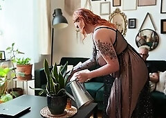 I wanted to earn some supplementary cash, so I took a job as a housekeeper. Whilst my owner was away, her spouse took advantage of my throat and body 