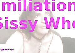 Sissy floozy Denise Humain needs to eat a mini salami unfathomable out of her sissy gap.