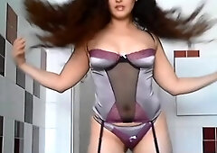 Brunette Solo Webcam Masturbation