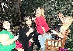 Jenna and Noelani are enjoying kissing and fucking in the kitchen