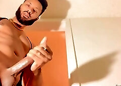 Stroking In The HALLWAY Waiting For My ROOMMATE To Wake Up & Come Out (RashadTheRod)