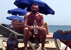 Str8 spy daddy bear at the beach 3