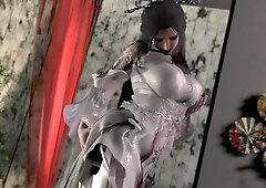 3D Big Boobs Cosplay Super Model Naked Her Perfect Ass Got Fucked so Hard