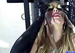 jokey femdom wifey bum-fucked by her slaveboy