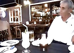 Amateurish couple find and invite a tran for a cuckold